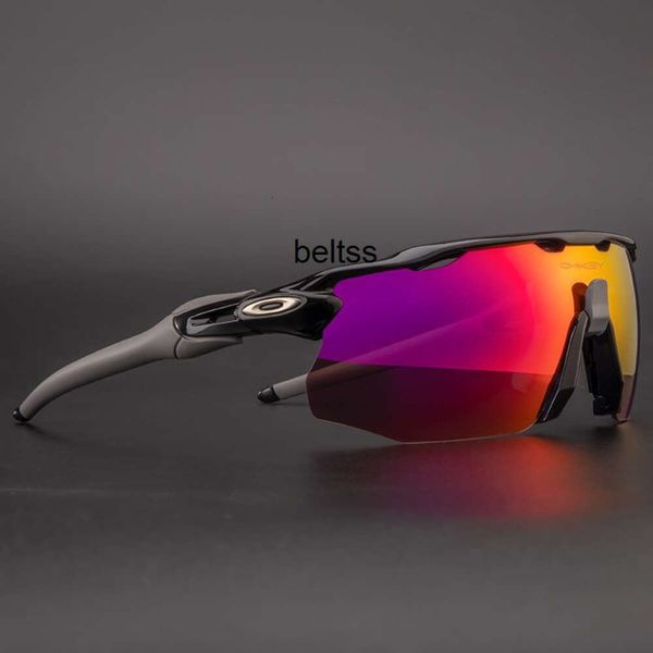Oji 9442 Lunettes de soleil d'équitation Oakleiesl Day Night Polarising Mirror UV Protection Outdoor Sports Sunglasses