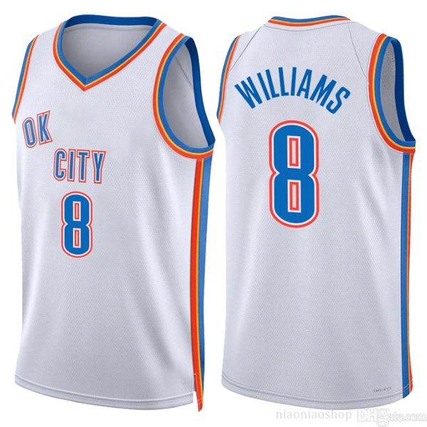 Shai Gilgeous-Aalexande Basketball Jerseys Chet Holmgren Oklahomas City Thunders Jersey Jalen Williams 20223-24 City Mens Youth Kids Kids Centred Sports Shirt