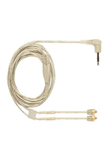 OKCSC Cable MMCX para auriculares blancos para Shure SE215 SE535 SE846 Cable de repuesto para auriculares auriculares desmontables Cable adaptador de audio 5811174