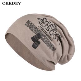 Okkdey hoeden voor dames Skullcap hoed unisex warme dames herfst winter caps outdoor mode hiphop beanie cap voor mannen 220727