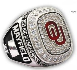 Oklahoma Sooners Big 12 Championship Ring Souvenir Men Fan Brithday Gift5763751
