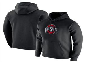 Oklahoma Sooners Ohio State Buckeyes Sweat à capuche pour hommes Pull à manches longues Pull à la mode sport noir260O4171059