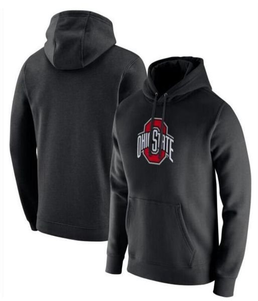 Oklahoma Sooners Ohio State Buckeyes Sudadera con capucha para hombre Suéter Suéter de manga larga Suéter de moda deporte negro260O1331184