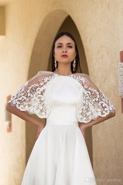 Oksana Mukha Robes De Mariée De Plage Avec Wraps Une Ligne Halter À Lacets Sans Manches En Satin Haut Bas Robes De Mariée Plus La Taille robe de marie2919