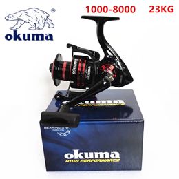 Okuma Rotary Fishing Reel 21BB 9kg-23 kg Max Lagar es adecuado para todos los cuerpos de agua 1000-8000 240511