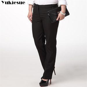 OL Office Women S Pantalones para mujeres Pantalon Femme Streetwear con cintura alta Pantalones de traje formal Tallas grandes 9XL Pantalones femeninos 210412