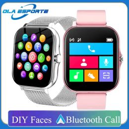 Ola Esporte Smart Watch for Men Women le plus récent 2024 Sport Smartwatch Diy Watch Faces Bluetooth Call Téléphone Smart Band PK H13 H5 P73