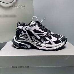 Old Blcg Sneaker Grueso 2024 Generación Balencaga Triple S Runner Track 3XL 7th Zapatos Nuevo Top Pareja Edición Paris Sole Elevado Deportes Trotar Calidad superior BGIN