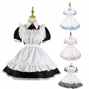 Vieux Château Maid Cosplay Costume Gouvernante Sted Butler Maid Dr Café Attendant Tissu Costume pour Waitr Maid Party Costume p8S1 #