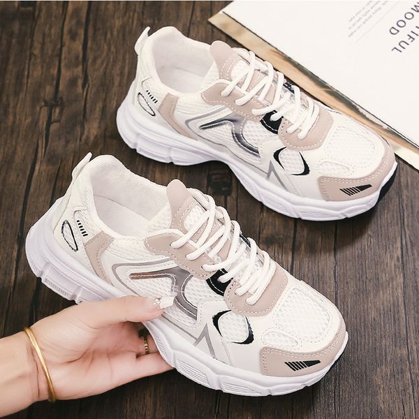 Chaussures Old Daddy, chaussures pour femmes, nouvelles chaussures de sport, chaussures de course au printemps et à l'automne, petites chaussures blanches pour enfants, commerce de loisirs pour étudiants, baskets