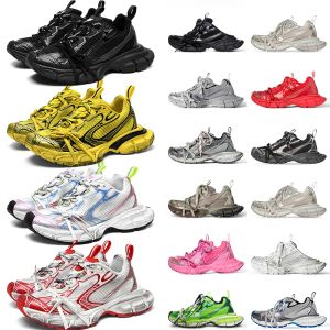 Old Dirty Laces Platform Track Casual Chaussures de créateur Sneaker Gris foncé Rose clair Jaune Vert Tripler Noir Argent Beige Blanc Gym Rouge