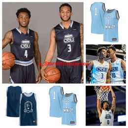 Old Dominion Monarchs 34 Sam Hood 11 Dani Pounds 23 Dericko Williams 21 Leeroy Odiahi 0 Vasean AllEtte Basketball Jersey 4 Yamari Allette 55 Bryce Baker 15 R.J.Blakney