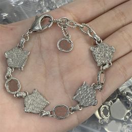 Bracelet de charme de créateur à l'ancienne bracelet de luxe pour femme bijoux de desinger bracelets de pierres précieuses vertes pour les femmes cadeau de Noël zh190 E4