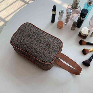 Vieux sac de rangement de maquillage de style fleur français sac à main sac à main portable 220625