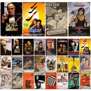 Oude film metal schilderen Poster Plaque Metal Vintage Classic Movie metalen tinnen teken Wall Decor voor bar club man grotecoratie 20cmx30cm woo