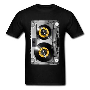 Old School Cassette Tee-shirt NONSTOP Play Tape T-shirt Musique électronique Rock T-shirts pour hommes Cadeau d'anniversaire T-shirt 210716