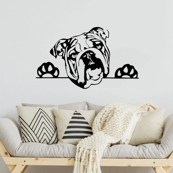 Olde English Bulldog Bully Dog Decal Vinyl Car autocollant drôle de motif drôle de mur de mur 240423