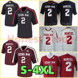 Texas Am Aggies College Football Jerseys 2 Johnny Manziel Myles Garrett Ricky Seals-Jones 40 von Miller Garrett Evans White Red Black Men Kids S-4XL