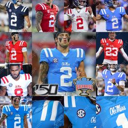 Ole Miss Rebels Football Jersey Matt Corral Jaxson Dart Zach Evans Jerrion Ealy Elijah Moore Quinshon Judkins Snoop Conner Jonathan Mingo Kelly Dk Metcalf Manning