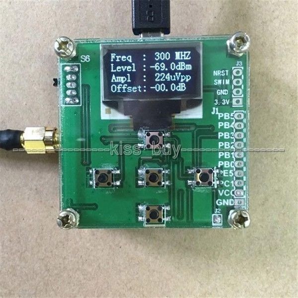 Affichage OLED compteur de puissance RF 1MHZ-8000MHZ peut définir la valeur d'atténuation de puissance RF compteur numérique Sofware 10W 30DB Attenu235Y
