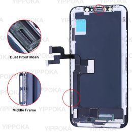 OLED para iPhone X LCD XR XS Max Screen 11 Pro Max Display 12 Pro Touch Digitizer Reemplazo para iPhone XS Max Display Incell