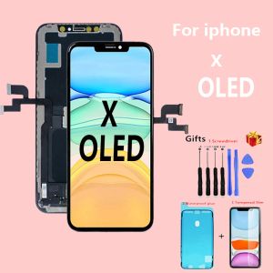 OLED pour iPhone X XR XS 11PRO 11PROMAPROMA Affichage Écran RemplaceTeent avec assemblage 3D Touch Digitizer 3D Touch XS Max LCD RemplaceME