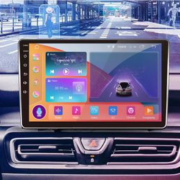 Navigateur grand écran Android OLED pour voiture, lecteur intelligent, récepteur radio intégré, 9 pouces, 8 cœurs, 4G2x32