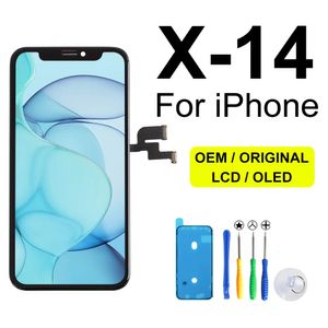 LCD OLED para iPhone 12 13 14 Pro Max Paneles táctiles para teléfonos celulares Pantalla Reemplazo del ensamblaje del digitalizador Precio al por mayor Fábrica Pantallas táctiles 3D Incell True Tone High End