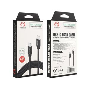 Olesit 10ft 6ft 3ft PD Cavi di tipo C a USBC Cavo di ricarica rapida USB-C 60W 27W Cavo di tipo c per Xiaomi huawei samsung