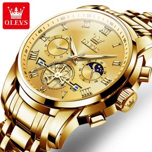 OLEVS 2859 Horloge voor mannen Mode top designer Luxe Sieraden Roestvrij teel Quartz Horloges Waterdicht Mode Topmerk jongen Horloge