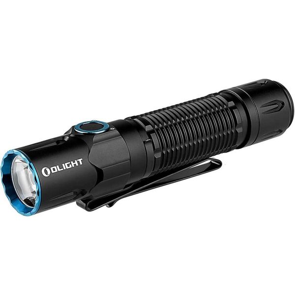 Lampal de poche tactique rechargeable OLIGHT WARRIOR 3S 2300 avec deux interrupteurs, lumière droite EDB, capteur de proximité, batterie personnalisée pour une utilisation d'urgence