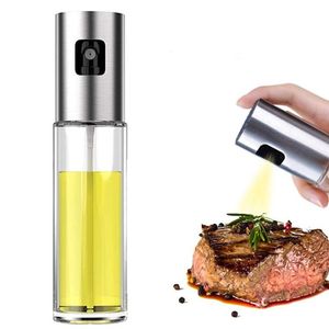 Olive Oil Sprayer Food-Grade Glass Bottle Dispenser for Cooking,BBQ,Salad,Kitchen Baking,Roasting,Frying 100ml ZZC3284