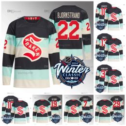 Oliver Bjorkstrand 2024 Winter Klassiek Hockeyshirt Vince Dunn Jaden Schwartz Jared McCann Eberle Yanni Gourde Matty Beniers Philipp Grubauer Kailer Yamamoto