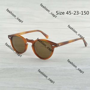 Gafas de sol de Oliver People Luxury- Oliver Vintage Mujeres Gafas de sol de oliva Gafas de sol OV5186 Gafas de sol de 45 mm Gafas de marca retro 211