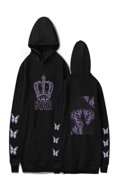 Olivia Rodrigo Sour Merch sweat à capuche drôle Hip Hop graphique sweats Harajuku Tracksui Poleron Hombre Streetwear vêtements surdimensionnés5583159