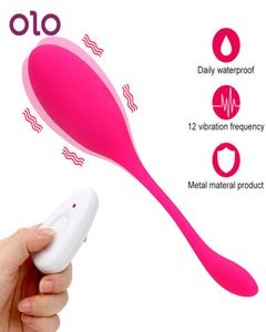 OLO Gspot Vibrateur Ben Wa balle Kegel Exercice Balle Vaginale Oeuf Vibrant Télécommande Bullet Vibrateurs Sex Toys pour Femmes MX1915389134