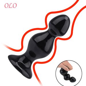 Olo Enorme Omvang Anale Plug Prostaat Massager Sexy Speelgoed Voor Mannen Vrouwen Paar Grote Kralen Anus Stimulator Butt Pluggen