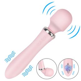 OLO Bacchetta magica AV vibratore massaggiatore vaginale stimolatore del clitoride giocattoli sexy per le donne punto G vibrazione doppi motori vibratori del dildo