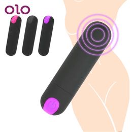 Olo Mini Bullet Vibrator sterke trilling krachtige vingerontwerp vibrators 10 snelheid G-spot massager volwassen sexy speelgoed voor vrouwen