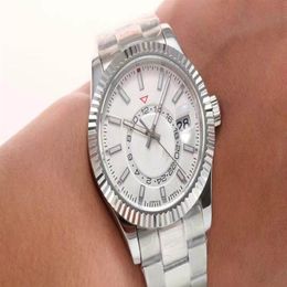 OM G Hoge kwaliteit Rose Gold Mens Watch verstelbaar in de middelste automatische horloges roestvrij staal259j