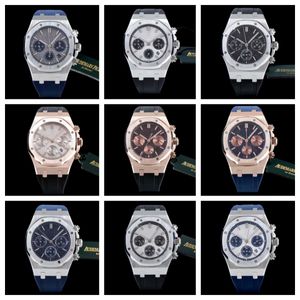 OM Montre DE Luxe montre de luxe 41mm 2385 chronographe mouvement mécanique Sandwich boîtier octogonal montres pour hommes Relojes Montres-bracelets