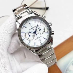 Ome Relojes para hombre Todo el dial Trabajo Zafiro Función completa Reloj de cuarzo Marca de calidad Reloj cronógrafo Reloj de goma Banda Hombres Moda Envío gratis