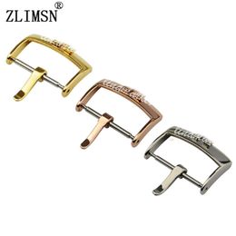 OME103 Horlogegespbanden Zilver Rose Goud Gepolijst Horlogeband Strap Pin Gesp 16mm 18mm 20mm Sport Relojes Hombre Horlogebanden