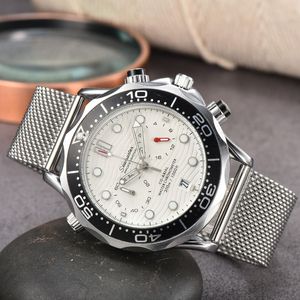 Omeg acier inoxydable montres-bracelets pour hommes 2023 nouveaux hommes montres tous les cadrans de travail montres à quartz Top marque de luxe horloge hommes mode sss2