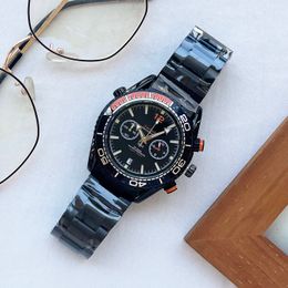 Omeg-polshorloges voor heren 2023 Nieuwe herenhorloges All Dial Work Quartz-horloge Hoge kwaliteit Top luxe merk chronograaf klokhorloge Roestvrijstalen horlogeband Fashion A9