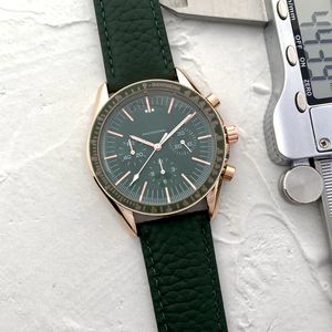 Omeg montres-bracelets pour hommes 2023 nouveaux hommes montres tous les cadrans de travail montre à quartz de haute qualité haut de gamme marque de luxe chronographe horloge hommes mode speedmaster cuir type de ceinture