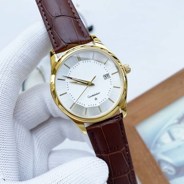Omeg montres-bracelets pour hommes 2023 nouveaux hommes montres tous cadran travail montre à quartz de haute qualité haut de gamme marque de luxe chronographe horloge bande de montre hommes mode y03