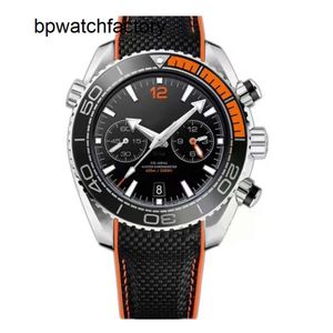 Omegawatch Dial Montre pour homme 316 Boîtier en acier inoxydable de 43 mm Super mouvement chinois Chaîne entièrement automatique Chronométrage multifonctionnel Sports Saphir