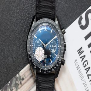 OMF Maker Super Quality Mens Watches 44mm Moonwatch Axiale chronograafserie keramische bezel Cal.9300 Beweging Mechanisch automatisch horloge heren polshorloges-2