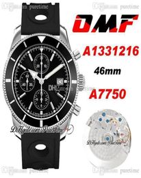 OMF Superocean Herie II A7750 Chronographe automatique Chronograph Mens Watch A1331216 46 mm Black Centor